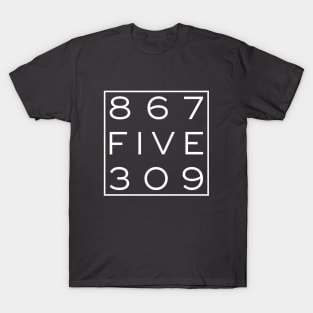 8675309 Jenny Retro Tee For 80's & 90's Music Lovers T-Shirt